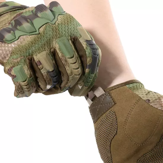 Touch Screen Motorcycle Full Finger Gloves Tactical Combat Motorcycle Motorbike