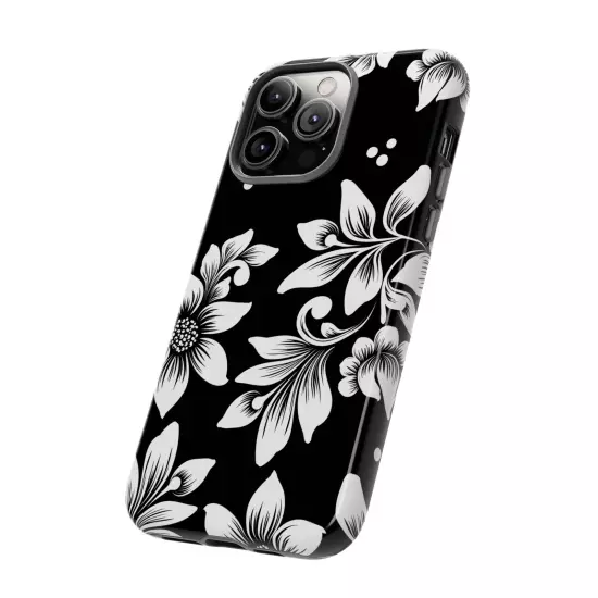 Black & White Floral Style - Tough Cases