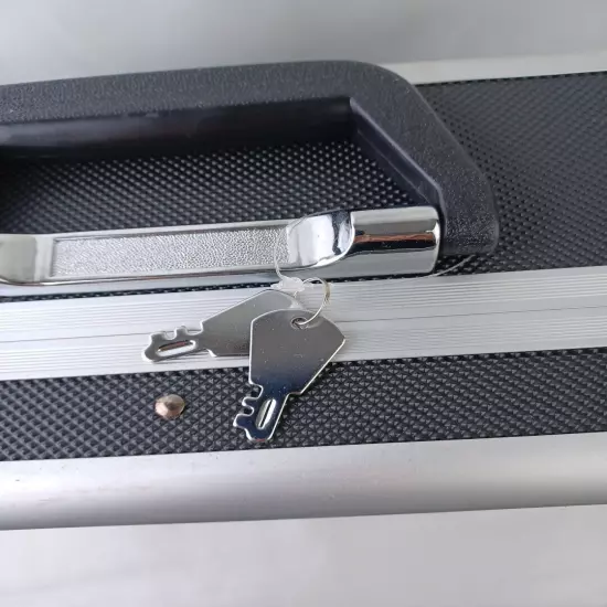 NEW Voyager 18" x 6" x 13" Multi-Use Hard Aluminum Equipment Case, with keys.