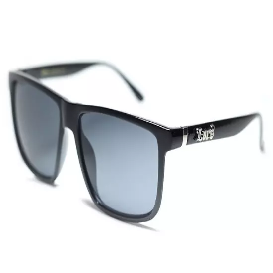 Locs Sunglasses - Slim Flat Top Frame / Black - Mens - Excellent Quality