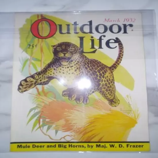 Outdoor Life Magazine Vintage March 1932