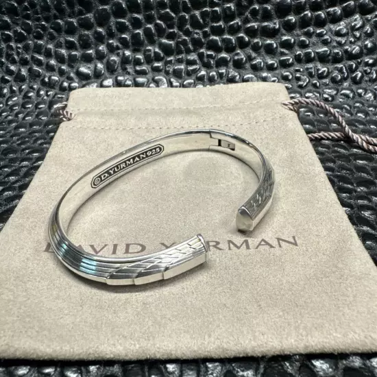 David Yurman 9mm Men’s Empire Cuff Bracelet (small) Sterling Silver