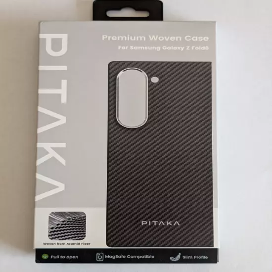 Pitaka MagSafe case for Samsung Galaxy Z Fold6 Carbon Fiber