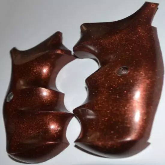 Ruger Security Six / Service Six pistol grips antique copper plastic with screw