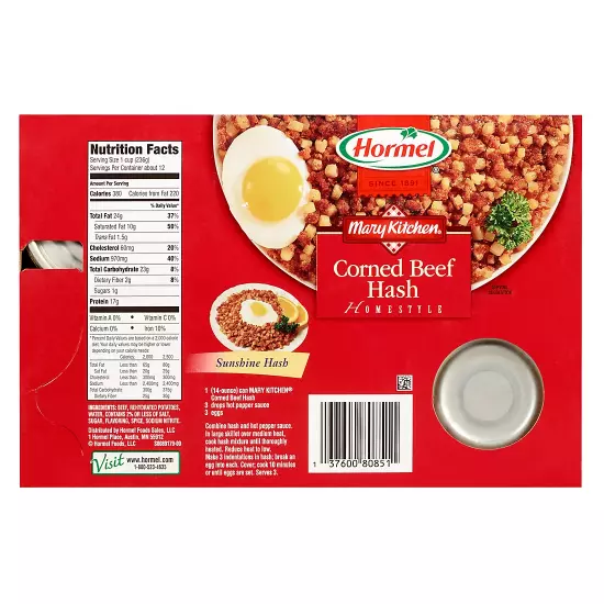 Hormel Mary Kitchen Corned Beef Hash (14 oz., 6 pk.) Great Price(NO SHIP TO CA)