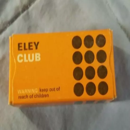 EMPTY Vintage ELEY CLUB .22 Long Rifle Bullet Ammo Box