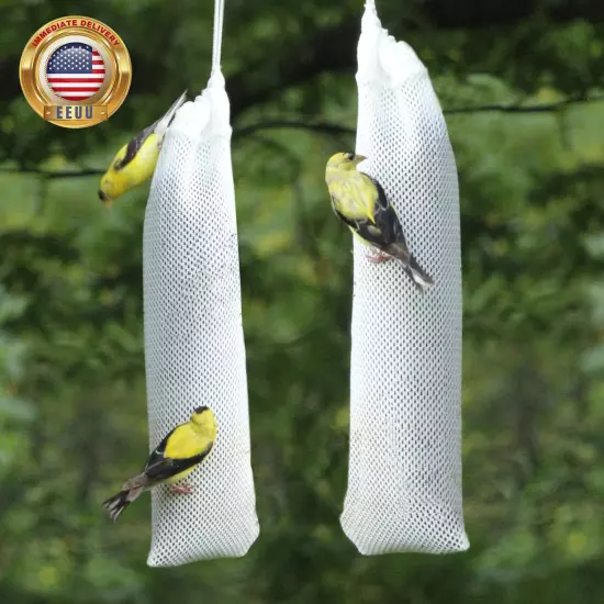 Nyjer/Thistle Seeds Wild Bird Food - (Pack of 2, 13 Ounce X 2) | Prefilled Sock 