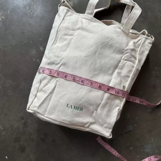 New LA MER Rare Tote Bag Europe Collection Unique Dealer Gift Canvas Travel