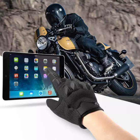 Touch Screen Motorcycle Full Finger Gloves Tactical Combat Motorcycle Motorbike