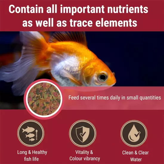 Tetra Goldfish Flakes, Nutritionally Balanced With Vitamin C, 7.06 Oz