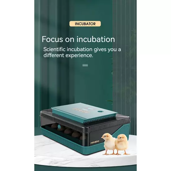 Egg Incubator for Hatching Egg Full Automatic 25x Eggs Turning Duck Chicken Egg