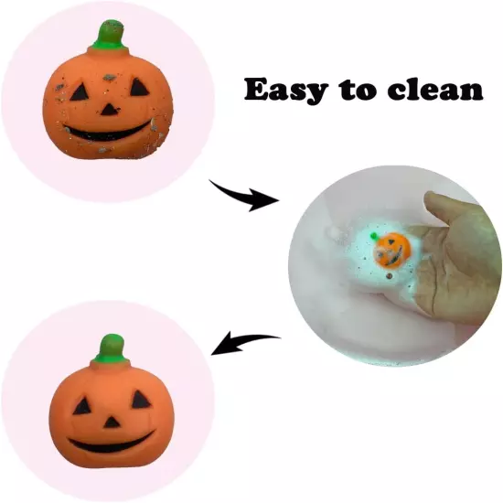 24 PCS Halloween Mochi Squishy Toys Squishies Halloween Toys for Kids Girls Boys