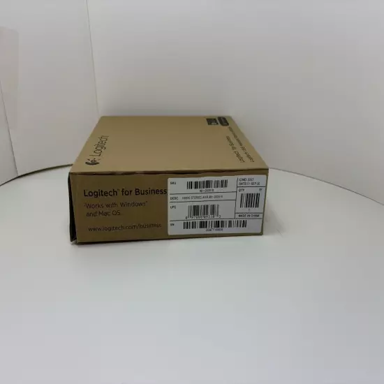 Logitech USB Headset Stereo H650e With USB Connector New In Box 981-000518