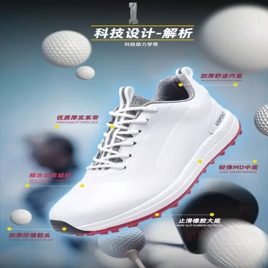 Training Golf Shoes Men Women Light Weight Breathable Non-slip Athletic Sneakers