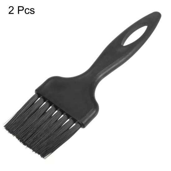 2pcs Antistatic ESD Brush Plastic Handle Nylon Cleaning Brushes 40x55mm Bristles