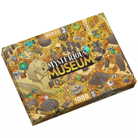 Vizzles #2 | Mysterious Museum 1000pc Jigsaw Puzzle With A Hidden Ending