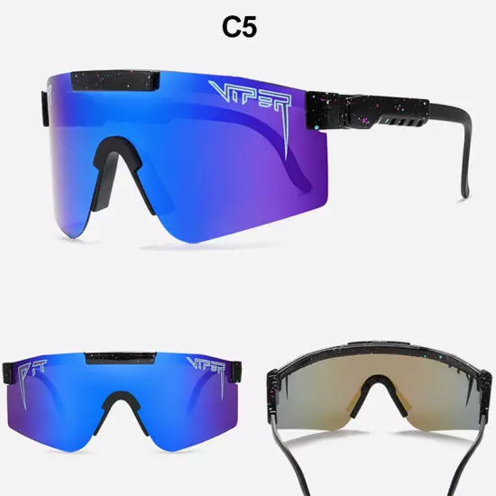 Integrated Lenses Polarized Sunglasses Wind Goggles Cycling Eyewear