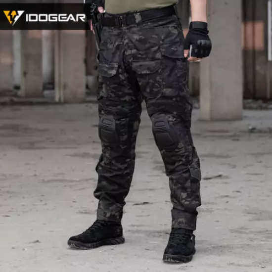 IDOGEAR G3 Combat Pants with Knee Pads Assault Pants Military Trousers Military