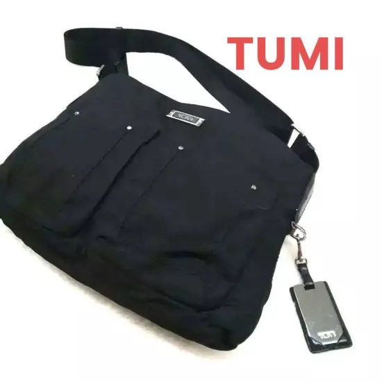 Tumi Men'S Shoulder Bag Black Business Unisex