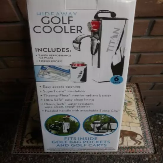 NEW Artic Zone Titan Deep Freeze Hideaway 6 Can Golf Cooler Rhino-Tech Exterior