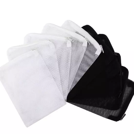 40 Pieces Aquarium Bags Media Mesh Bags with Zipper for Charcoal7401