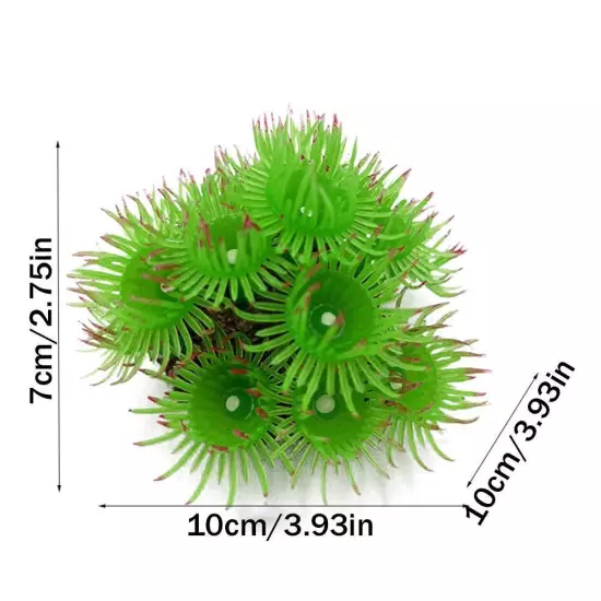 Silicone Glowing Simulates Coral Aquarium Plants Decor Fish Tank Orna