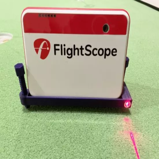 Flightscope Mevo+ Laser Alignment Cradle / Dock / Stand with built in level