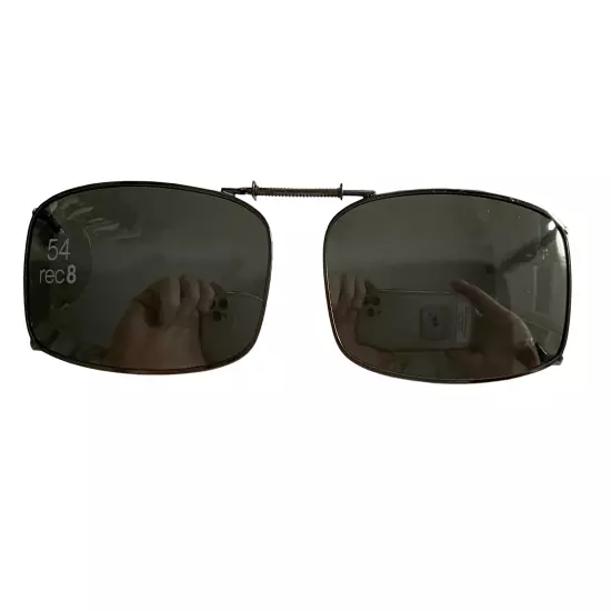 SolarShield Polarized ClipOn STRETCHABLE Sunglasses/ ALL SIZES w/SIZING GUIDE 9z