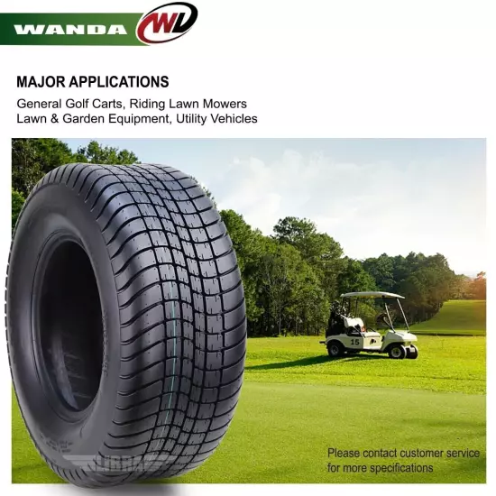 WANDA 205/65-10 Golf Cart ATV Tires 4 Ply 205/65x10 14007