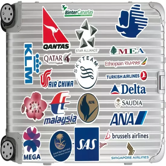 RIMOWA stickers Set of 52 World Airline