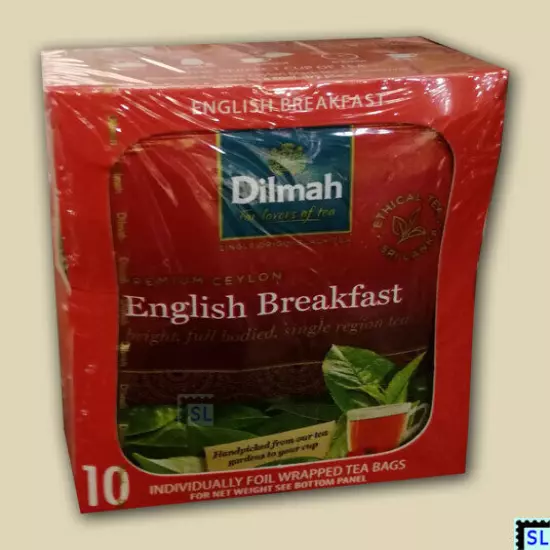 Sri Lanka Tea, Pure Ceylon, Dilmah, 10 Tea Bags