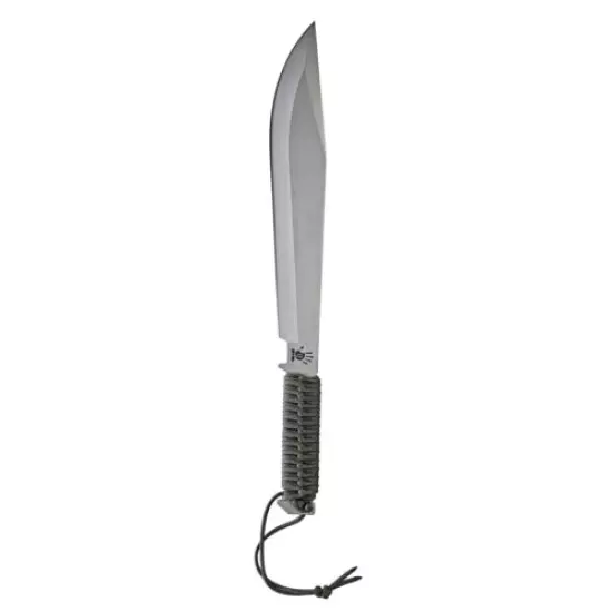 12 Survivors Stainless Steel Machete with Paracord Handle and Sheath - TS71001