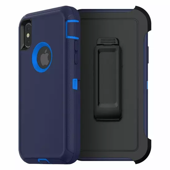 For Apple iPhone XR Xs Max Case Cover Shockproof Series Fits Defender Belt Clip