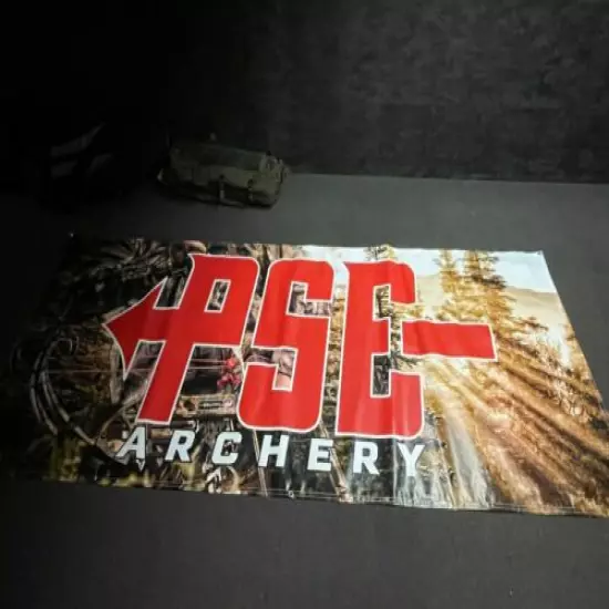 PSE Archery Wall Banner w/ 6 Grommets for Easy Hanging