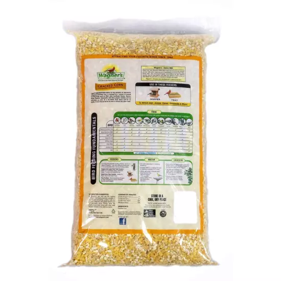 Wagner's 18542 Cracked Corn Wild Bird Food 10-Pound Bag