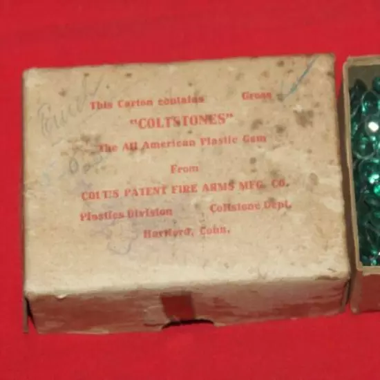 Colt Firearms Factory Coltstones full box 1940s Very Rare 