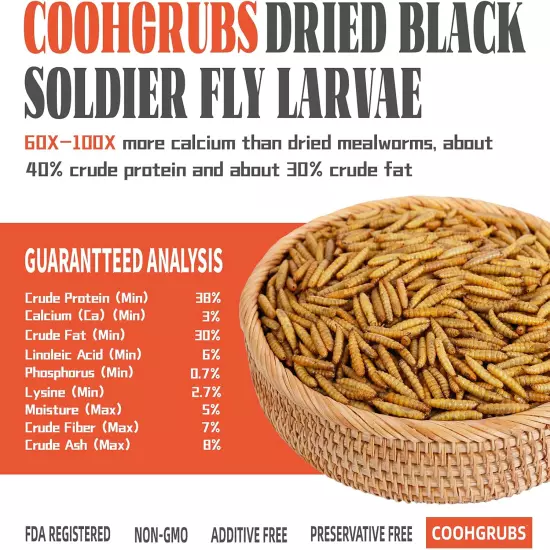 Premium Grade Dried Black Soldier Fly Larvae for Chickens and Other Poultry 10