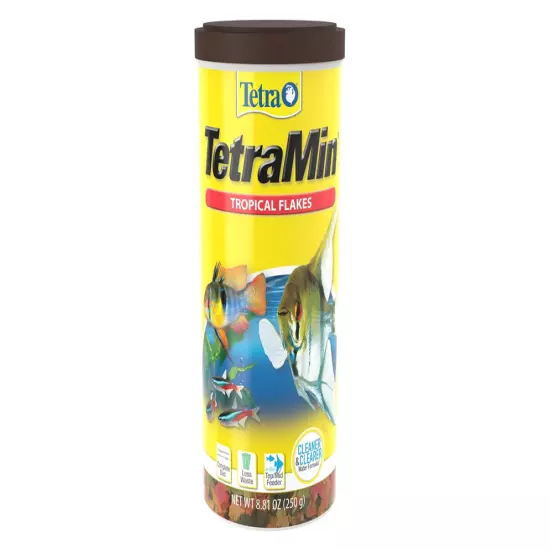 TetraMin Nutritionally Balanced Tropical Flake Food,Tropical Fish, Select Size.