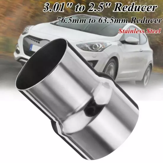 3 Inch to 2.5 Inch OD Stainless Standard Exhaust Pipe Connector Adapter4037