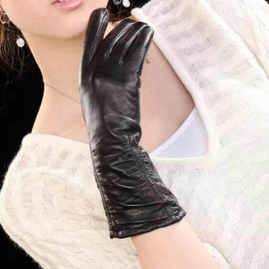 Women Genuine Nappa Leather Gloves On Sale w or w/o touch screen function #106