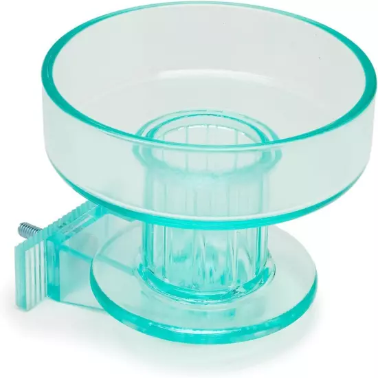 Lixit Quick Lock Bird Bath Aqua Translucent Fits All Wire Cages