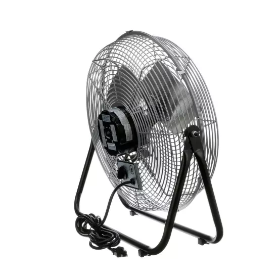 TPI F24-TE 24" Industrial Workstation Floor Fan 1/8 HP, 3 Speed, 120V