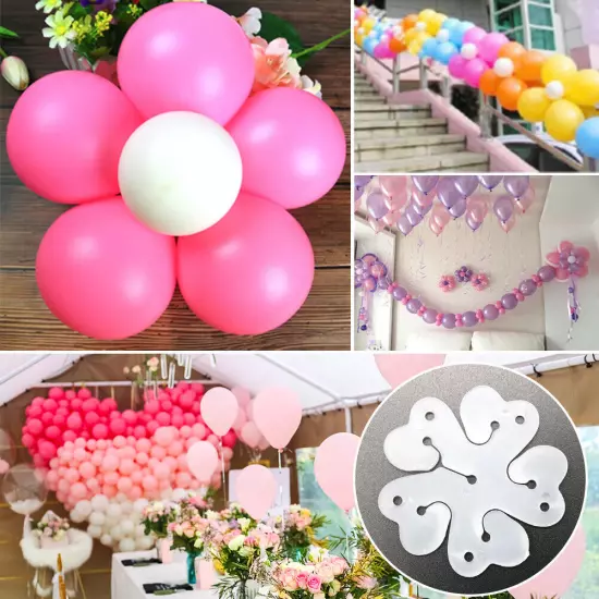 Balloon Flower Clips Ties For Decoration Part Accessories Holder 10 pcs