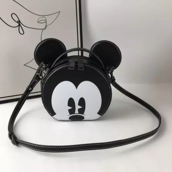 COACH Disney X COACH Mickey Mouse Ear Bag Crossbody Black CM194 outlet