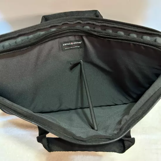 Swiss Gear Laptop Computer Tablet Carry Bag Case ~ Black NO Shoulder Strap