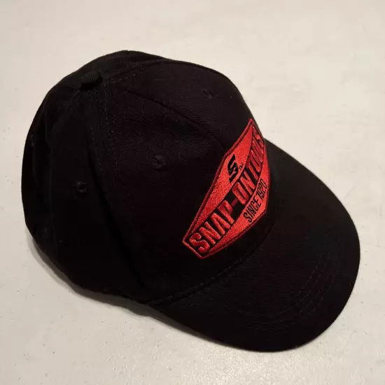 Snap On Tools Hat Cap Wild Impact Promo Strap Back Black Logo Red Since 1920 EUC