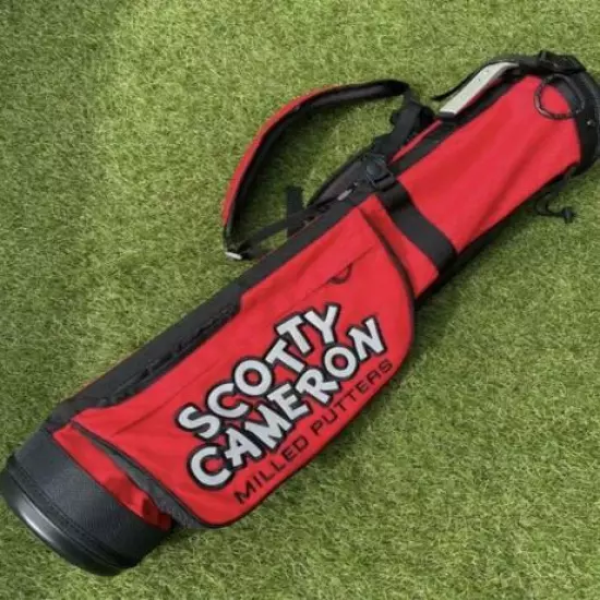 Scotty Cameron Sunday bag made in 2019 milted putteas Golf bag color red