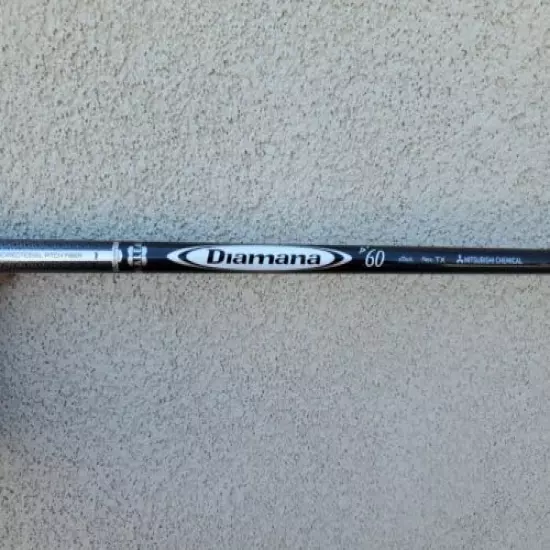 New uncut Tour Issue Mitsubishi Chemical Diamana D+ Limited 60 TX Shaft Tiger