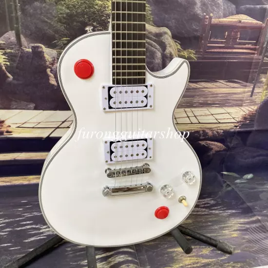 Buckethead Signature LP electric guitar Alpine White 2010 Cut off switch 24 fret