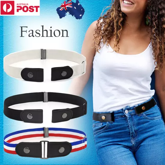 Buckle-free Elastic Invisible Comfortable Women's No Bulge Hassle Belt for Jeans